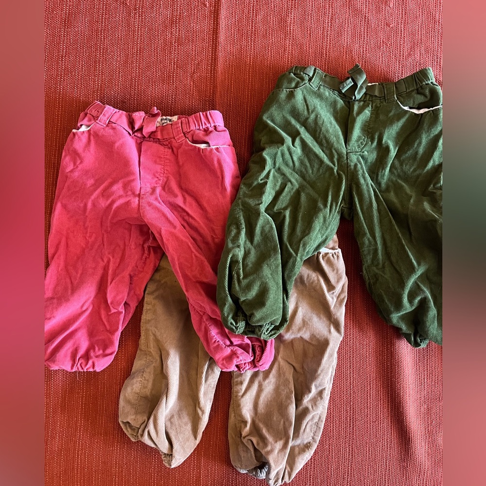 Osh Kosh girls corduroy pants bundle